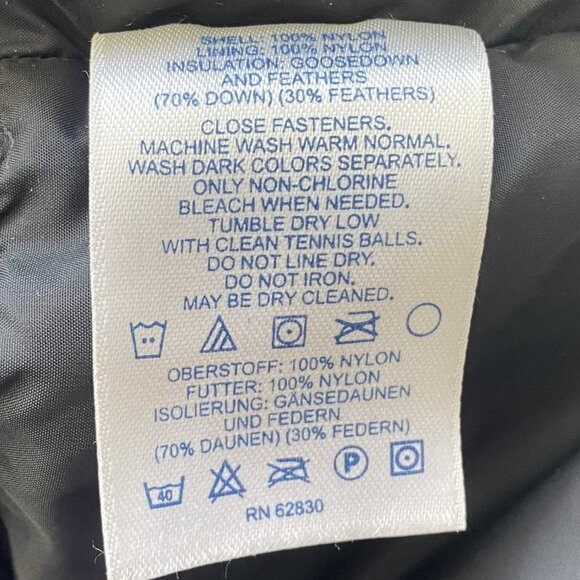 Lands End Down Puffer Vest – Men's Large, Black - Picture 7 of 8